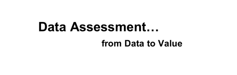 Data Assessment