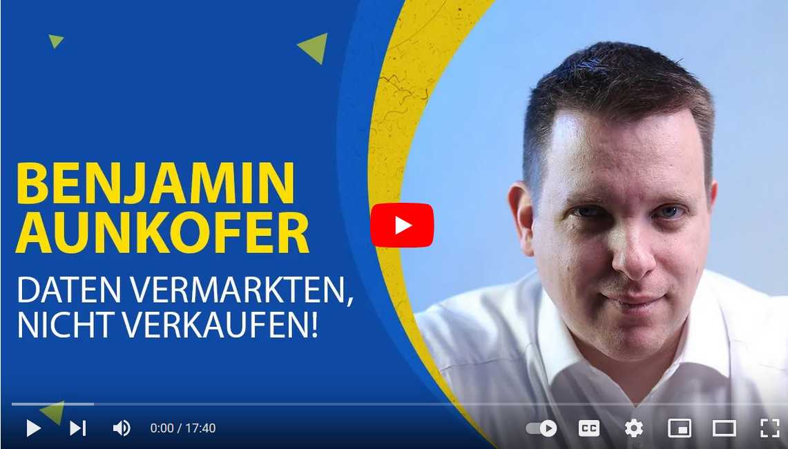 Mehr über den Artikel erfahren Daten vermarkten, ohne sie zu verkaufen – Interview mit Benjamin Aunkofer